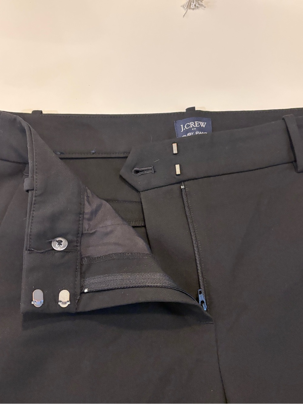 J Crew Ruby Pants, Women’s Black Size 8 - Picture 4 of 12